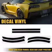 For Chevrolet 14-2019 C7 Corvette Complete Reflector Blackout Kit