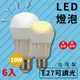 台灣製造量販│LED省電燈泡│6顆入 LHP 白光 E27 省電燈泡 CNS國家認證 可調光 吊燈 檯燈 桌燈 電燈