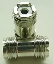 10 HIGH QUALITY DOUBLE FEMALE UHF BARREL CONNECTORS DOUBLE SO-239 FOR PL-259