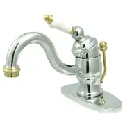 Kingston Brass KB340.PL Victorian 1.2 GPM 1 Hole Bathroom Faucet - Brass