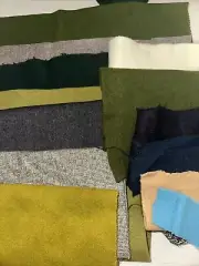 Wool Fabric Pieces Over 1 Pound Great For Rug Hooking Wool Appliqué