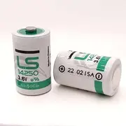 2 Pack LS14250 1/2 AA 3.6v Battery Replaceable Battery for LS14250 Can Use for Dogwatch R9 Leash 1200mAh High Capacity (2 Pcs Battery)