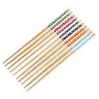 Five Pairs Chopsticks Gift Set Chinese Sticks Cooking Chopsticks