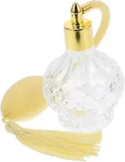 OFFIGAM Vintage Glass Perfume Bottle with Spray Atomizer Elegant Refillable Spray for Perfume Chic Decor for Bathroom and Dressing Tables present Choice
