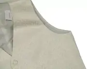 NEW Brioni Formal Dress (Tuxedo) Vest! M or L Fine Silk Creme Paisley ITALY