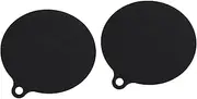 [CATIEBYE] 2pcs Nonstick Silicone Baking Mats Heat Resistant Pot Holder Microwave Turntable Mat Easy Clean Oven Pads for Air Fryer BBQ and Kitchen Use