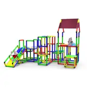 Funphix Jumbo Mega Giant Construction Set (782 pcs) - Indoor & Outdoor - Fun & Educational Learning Toy