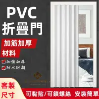 在飛比找蝦皮購物優惠-pvc折疊門 門 隔斷門 折疊門 推拉門 滑軌折疊門 DIY