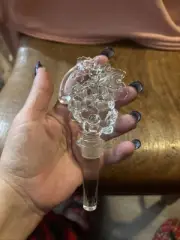 Mikasa Grapes Wine Bottle Stopper Lead Crystal Fruit Collection