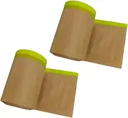 OSALADI Upholstery Shelter Protection Paper 2 Rolls 11 Meters Kraft Paper Masking Tape for Painting Wide Use Easy to Cut Apply
