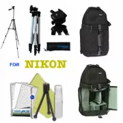 57" PRO TRIPOD + BACKPACK BAG +REMOTE FOR NIKON D5600 D3400 D3100 D3200 D3300