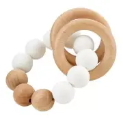 White Silicone Teether Toy - 3" X 4"(L2394)
