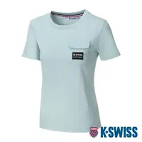 在飛比找momo購物網優惠-【K-SWISS】棉質吸排T恤 Label Pocket T