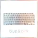 適用于蘋果筆記本macbook pro air 13.3 15.4 粉藍漸變鍵盤保護膜