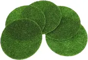 Toyvian DIY Artificial Moss Grass 5pcs Fake Moss for Indoor Plants Decor Micro Landscape