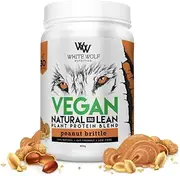 Natural & Lean Vegan Protein Blend 900G, PEANUT BRITTLE