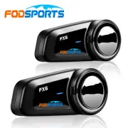 1000M Motorcycle Intercom Bluetooth Helmet Interphone Headset 6Rider Speaker FX6