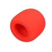 Thicken Sponge Foam Mic Cover Handheld Microphone Windscreen Red for KTV