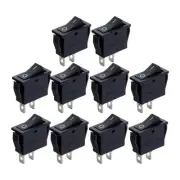 10 Pieces Boats Rocker Switch Premium 2Pin on/Off Switch for Household