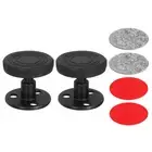 Headboard Stoppers, 2Pcs - Adjustable Bed Frame Anti-Shake (33-40mm, Black)