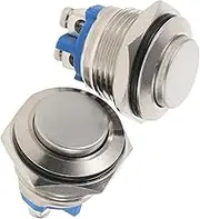 Sturdy Doorbell Button Kit Replaceable Push Button for Door Chime Weatherproof and Easy Install