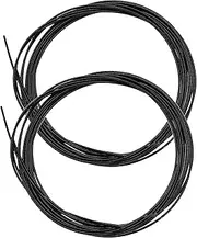 [VGOL] 4Pcs Twist Lock Shoelaces Replacement Compatible with BOA Compatible with Engelbert Strauss Compatible with Shimano Elastic Locks Shoe Laces