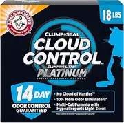 Arm & Hammer Cloud Control Platinum Multi-Cat Clumping Cat Litter with Hypoallergenic Light Scent, 14 Days of Odor Control, 18 lbs, Online Exclusive Formula