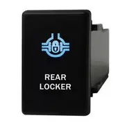 Hulk 4X4 Switch Push Button On/Off 12V Rear Locker to suit Isuzu D-Max, Mux, Bt-50 2020 On - HU1365BW-09