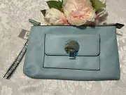 Stylish Tony Bianco Blue Wrist Bag BNWT