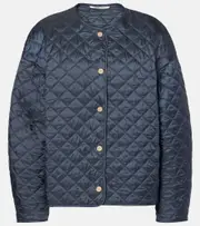 [Max Mara] Max Mara The Cube Luci quilted padded jacket UK 16 blue