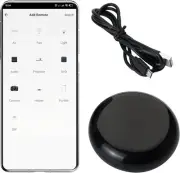 2022 WiFi All in One Control Hub,Remote Blaster,Universal Infrared black