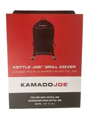Kamado Joe KJ15080320 Kettle Joe 22" Charcoal Grill Cover Black New In Box