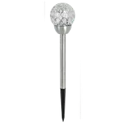 Click Crystal Solar LED Pathway Light