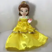 2020 TY 18" Beanie Buddy Disney's Princess BELLE Beauty & Beast Plush Toy MWMTs