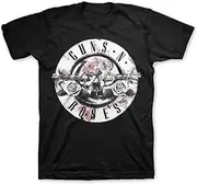 [Bravado] Guns N Roses Floral Fill Bullet T-Shirt