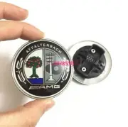 Affalterbach Front AMG Emblem Color Apple Tree Flat Hood Badge For Mercedes Benz