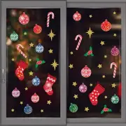 Christmas Window Clings Snowflake Decorations Holiday Window Merry Christmas