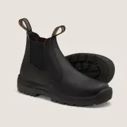 BLUNDSTONE SAFETY Men's Work Series Soft Toe Chelsea Work Boot Black - 491, Blac