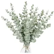 Eucalyptus Stems Artificial Eucalyptus Leaves Stems Artificial Fake 18pcs