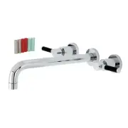 Kingston Brass KS805.DKL Kaiser Wall Mounted Roman Tub Filler - Chrome