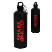 Bat-Shark Repellent 26oz Aluminum Sport Bottle Black