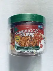 Joe Trend ~ Spaghetti Loops Slime ~ Saucy Slime W/ Noodle & Meat Charms ~ 8.2 Oz