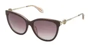 Blumarine SBM162 0AMF Women’s Sunglasses Brown Size 55