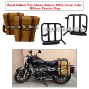 For Royal Enfield Military Pannier Desert Bag & Fitting For CLASSIC REBORN 350