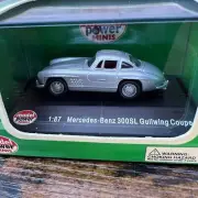 MODEL POWER MINIS MERCEDES-BENZ 300SL GULLWING COUPE 1:87 DIECAST COLLECTIBLE