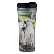 Cockatoo Bird Travel Stainless Steel Hot Cold Drinking Mug Cup Australia Animal