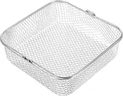 [CRILSTYLEO] Non Stick Air Fryer Basket Replacement Universal Fit for Air-fryer 20x20x6cm Square Chicken French Fries Mesh Basket