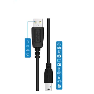 【直頭】Mini USB 手機 平板 迷你音響 喇叭 行車導航 行車記錄器 PDA 數據傳輸線 USB充電線