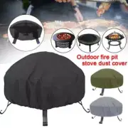 Waterproof Round Fire Pit Cover,Full Coverage Dustproof Anti UV Fire Pit Cove G8