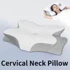 Ergonomic Cervical Neck Pillow Orthopedic Bed Pillow For Back Stomach Sleepers